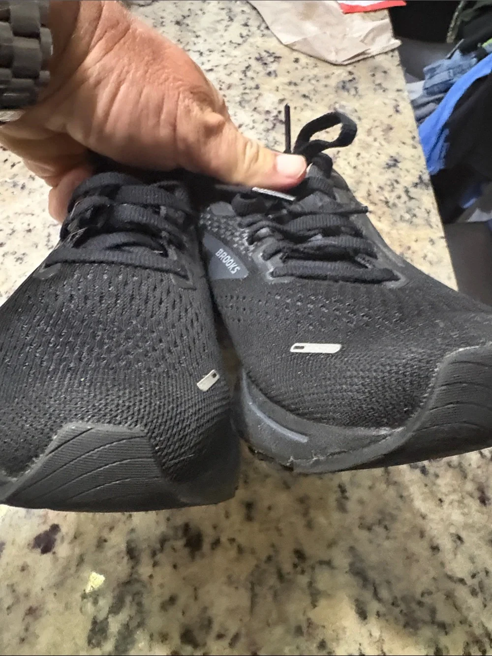 Brooks Ghost 14Men's Black Running Shoes - Lightweight Comfort